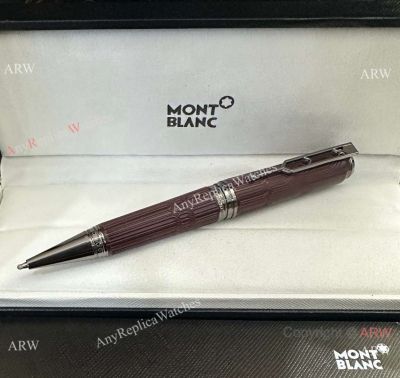 Best Replica Mont Blanc Writers Edition Homage to Victor Hugo Ballpoint Wine Red & Black-coated Clip